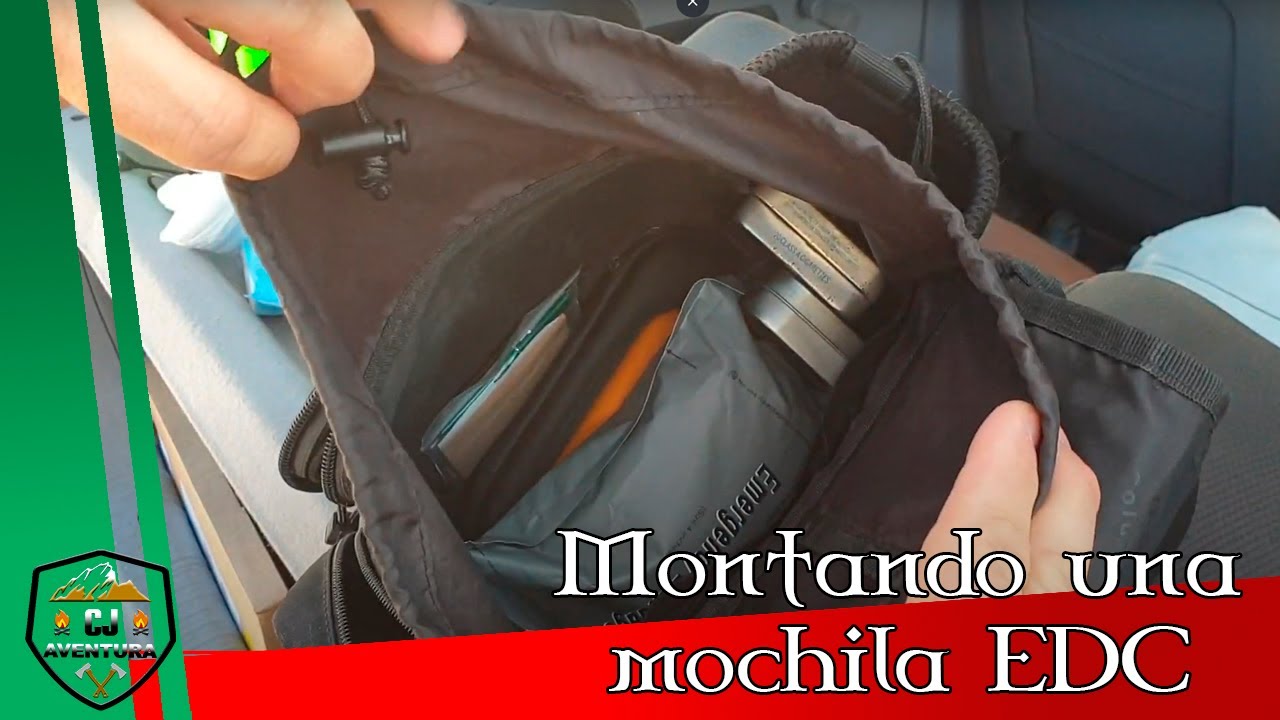 Mochila EDC confeccionada por vosotros