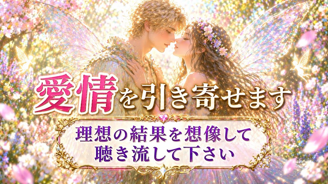 【90万再生】❣️7900件以上の効果実感のコメントを頂いた気持ちを引き寄せる動画を新しく作り直しました🐉前回よりもパワーアップした引き寄せ力を体感して下さい💘聴き流すだけで人から愛され態度が変わる！