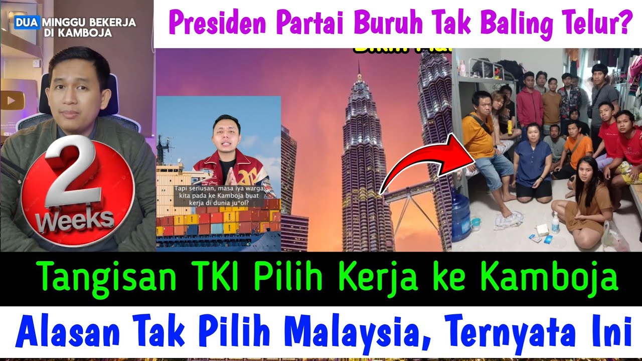 NIAT RENDAHKAN MALAYSIA PILIH KERJA KE KAMBOJA, EHH PULANG TINGGAL NAMA⁉️