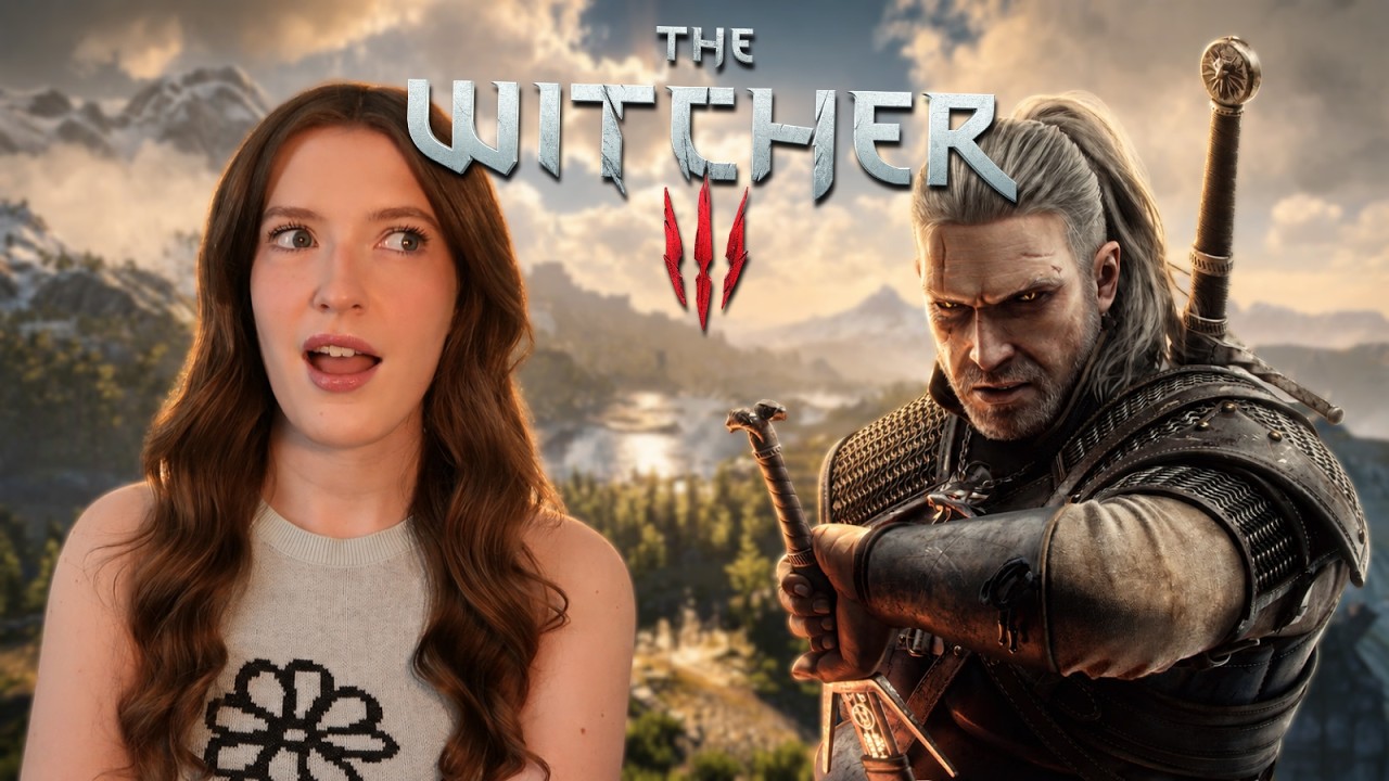 Моя девушка впервые играет в The Witcher 3. Она в шоке.