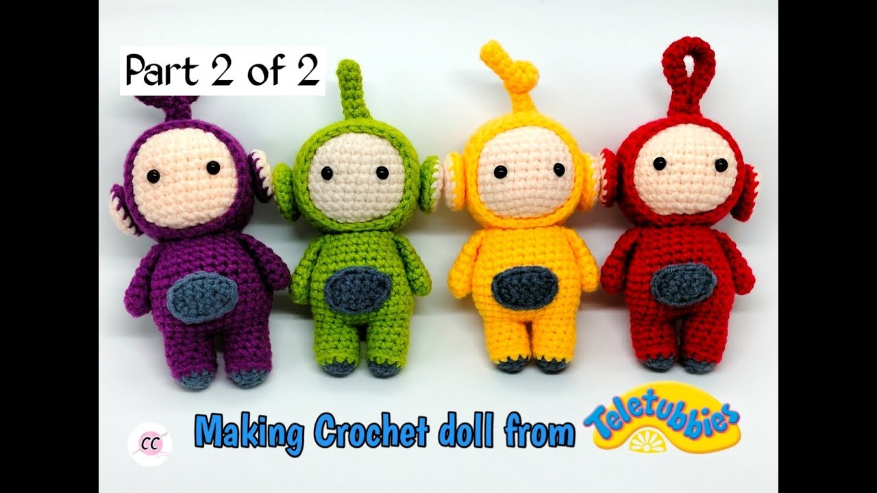 Amigurumi Teletubbies | Making crochet doll from Teletubbies Part 2