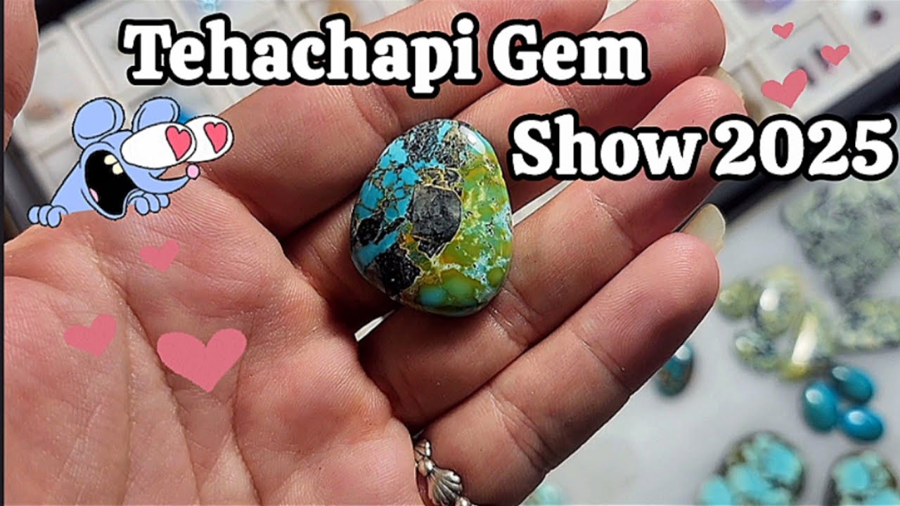 Tehachapi Gem Show 2025 😍💎💖 #gemshow #turquoise #fossils #gemstones #rocks #beads #sterlingsilver