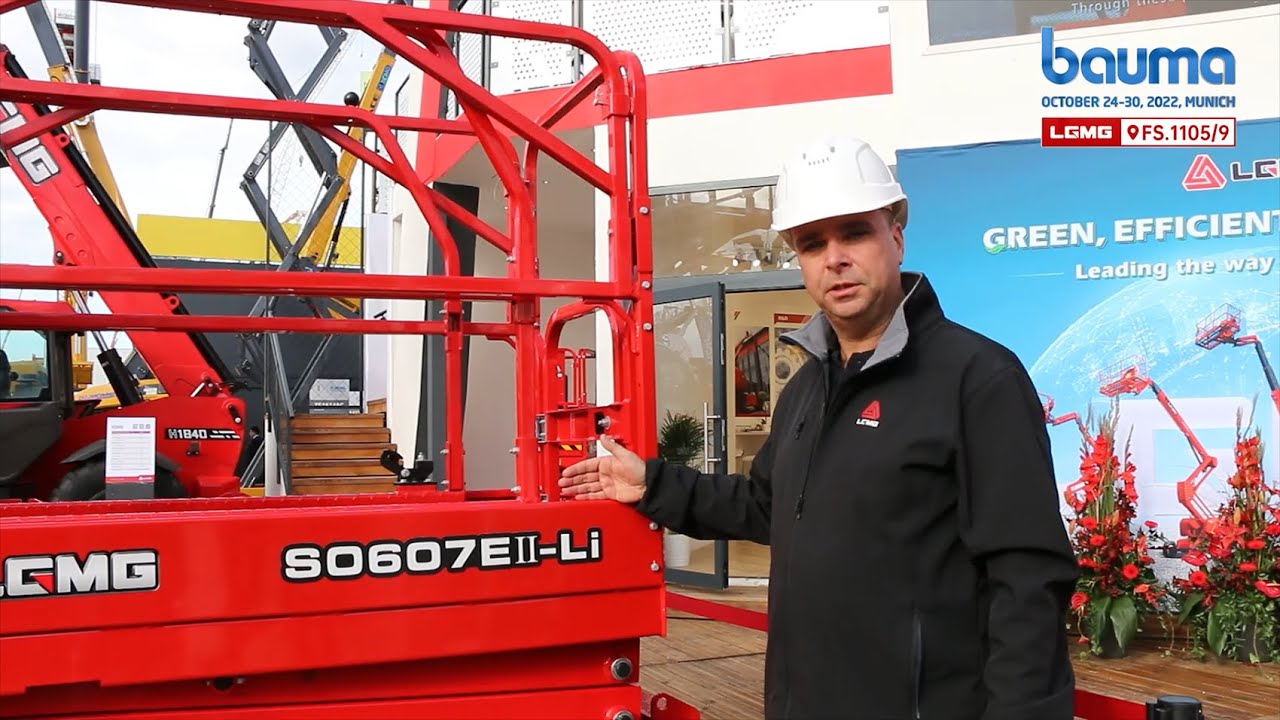 Bauma Munich 2022 LGMG Generation Ⅱ Scissor Lift Range