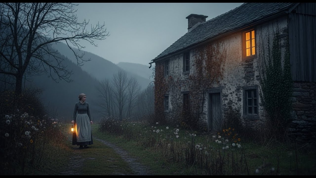 Viúva herdou uma casa fechada desde 1850 - e a luz de uma janela nunca se apagava.