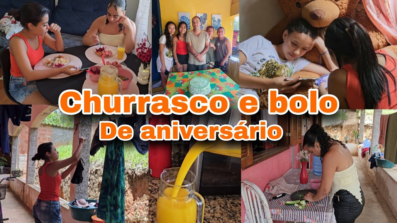 MUITO CHURRASCO E BOLO DE ANIVERSÁRIO! VLOG DE ROTINA DO NOSSO FINAL DE SEMANA/ALMOÇO DELÍCIA 🥰