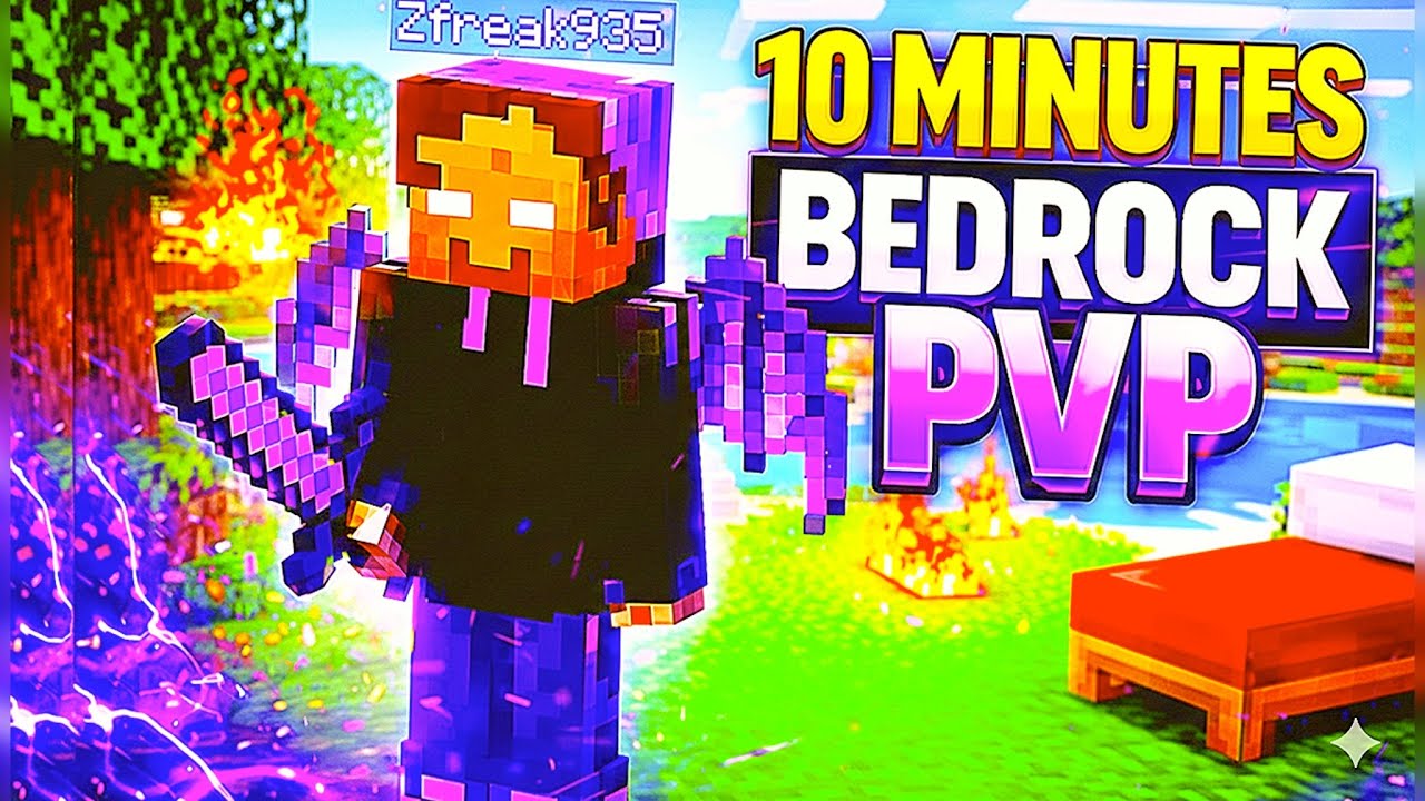 What 10 minutes  of bedrock anarchy ￼ PVP looks like 