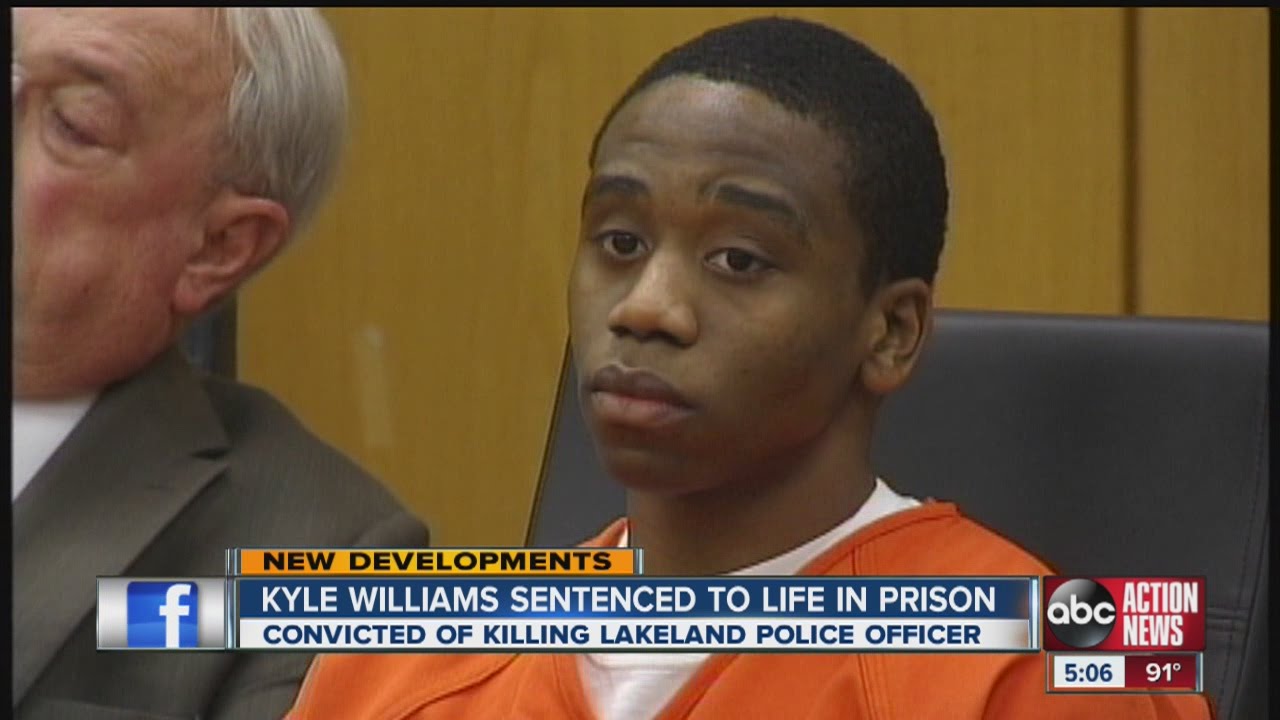 Kyle Williams sentenced to life in prison for officer's murder