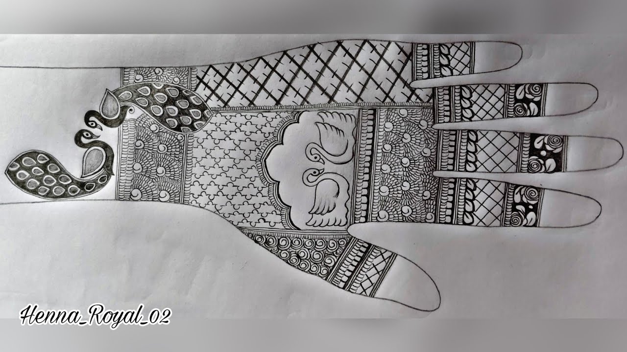 Peacock 🦚 With Swan Mehndi Designs 🔥😍|| Front Hand Mehndi Designs 