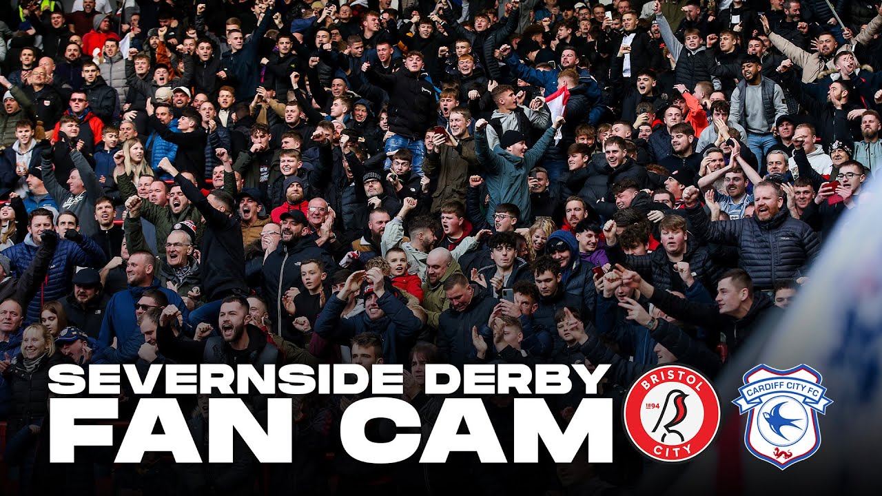 INCREDIBLE ATMOSPHERE 🎶 FAN CAM | Bristol City 3-2 Cardiff City