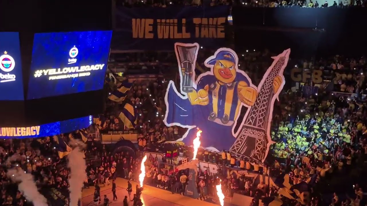 Koreografi | Fenerbahçe Beko - Paris Basketball | Euroleague Playoff 2. Maçı | 24.04.2025 |