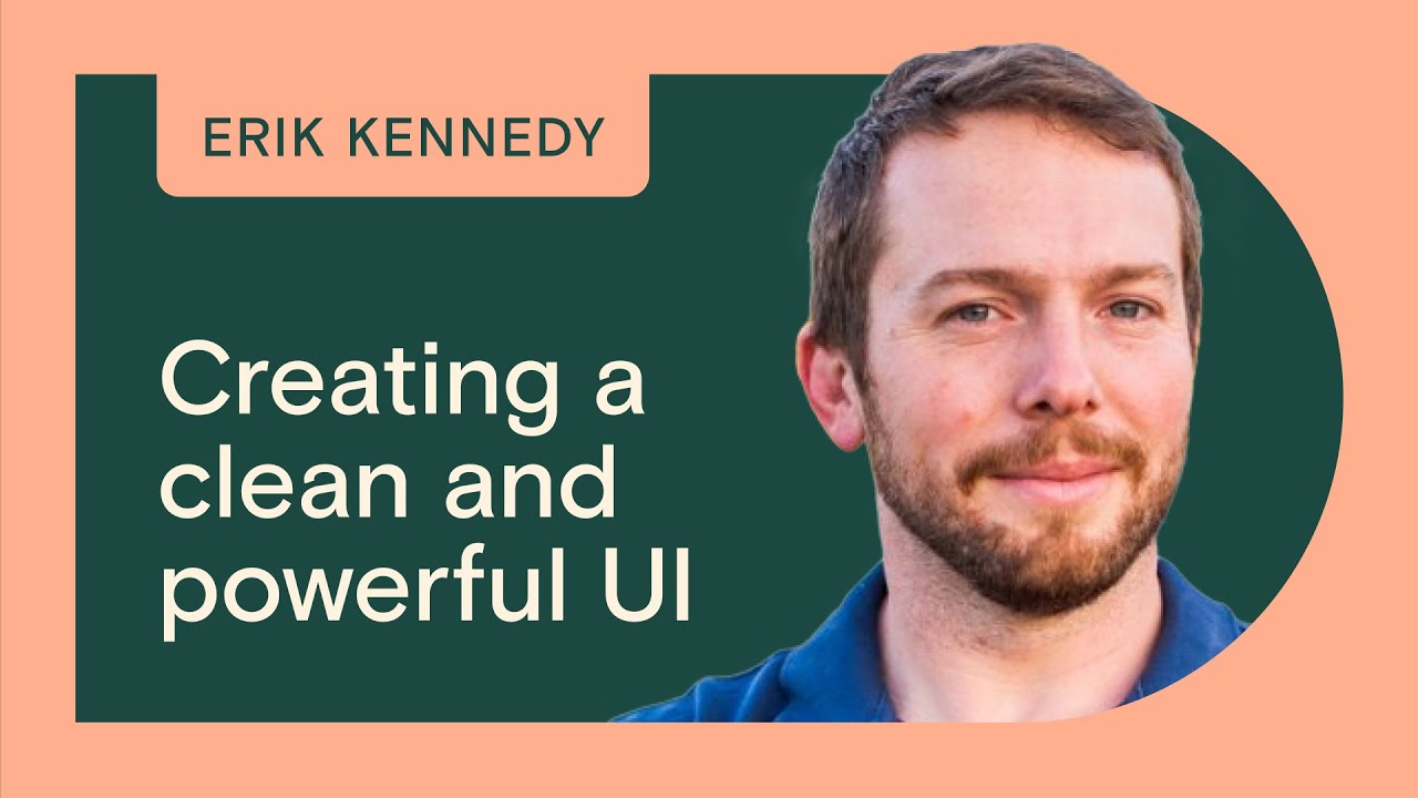 Refining a great user interface with Erik Kennedy