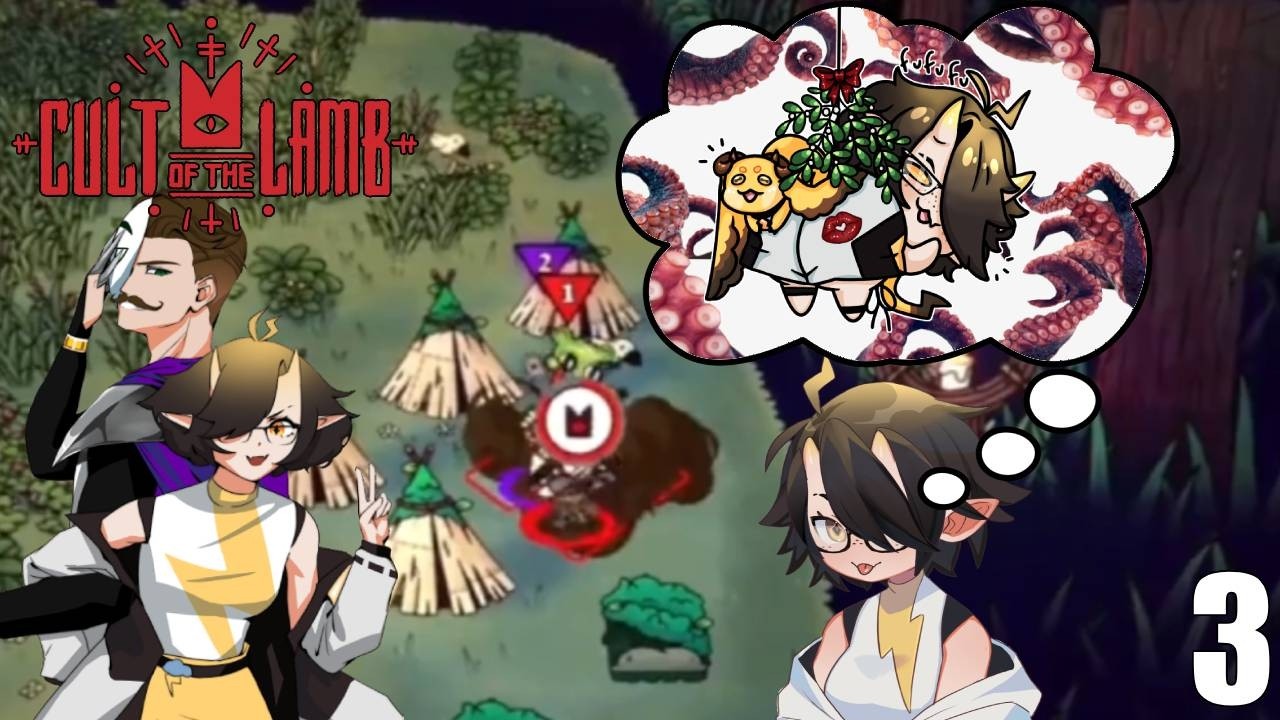 Freaky ahh game tbh - Cult of the Lamb Co-op with CleavesTime (3)