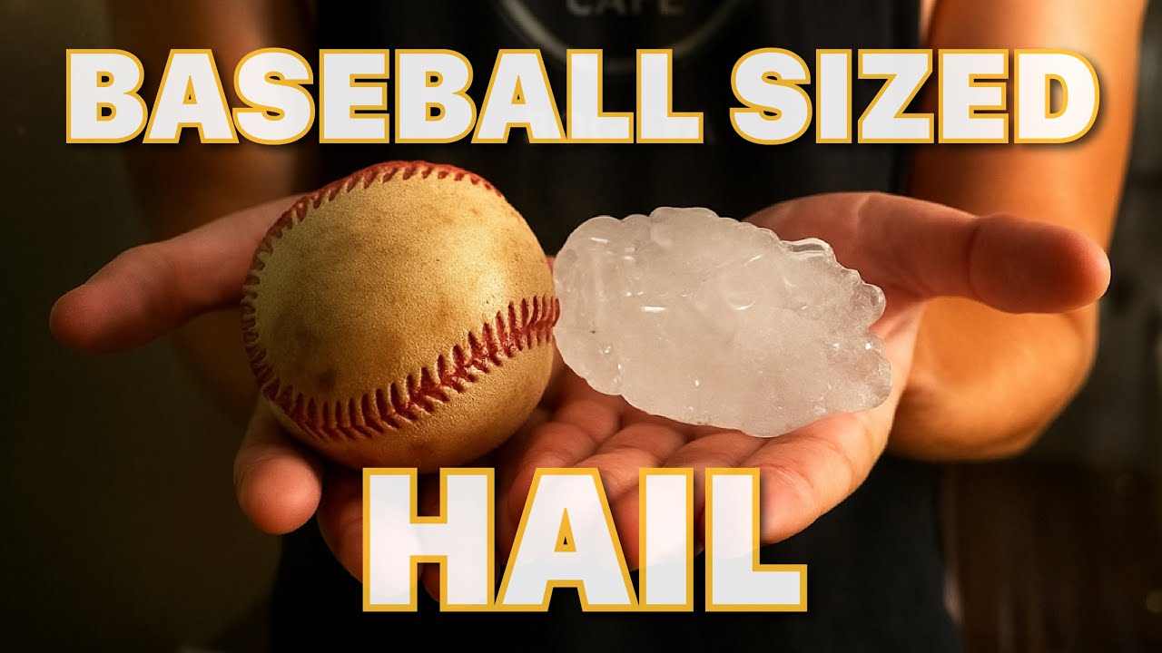 Insane Baseball Size Hailstorm in Dallas Texas Lakewood 2012