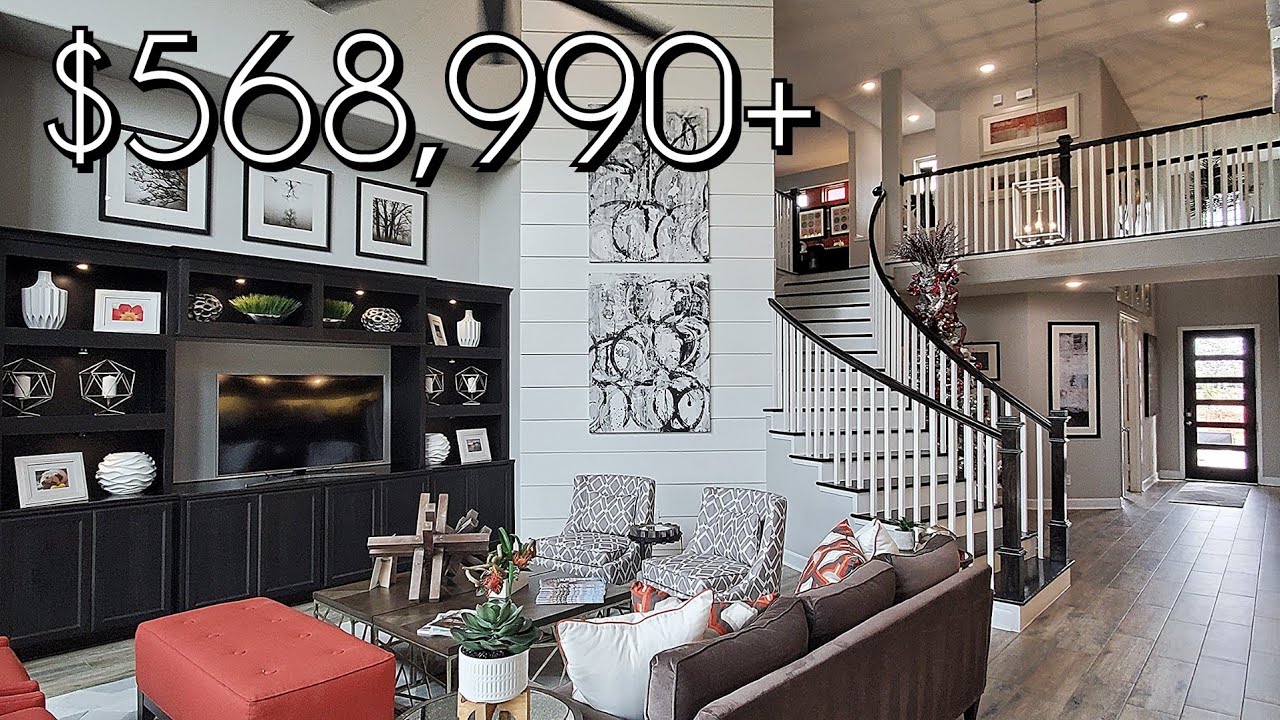 MODERN 2 STORY MODEL HOME NEAR HOUSTON TEXAS | MODEL HOME TOUR