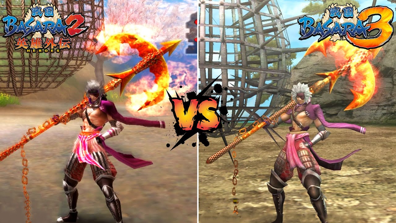 Perbedaan Skill Chosokabe Motochika di BASARA 2 HEROES & BASARA 3 UTAGE