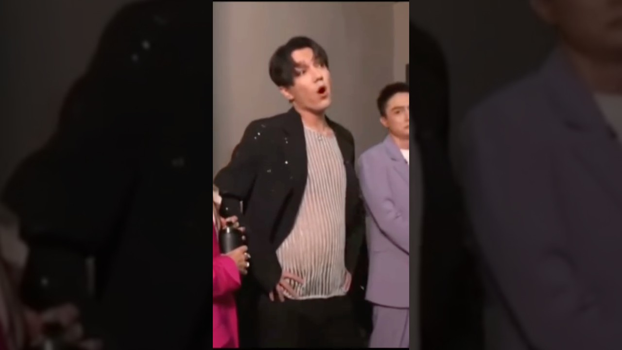 Dimash warming up before performing “Lose Control” Singer 2024 