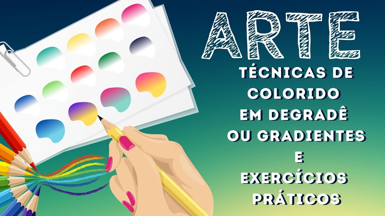 TÉCNICAS DE COLORIDO 1 E 2 + EXERCÍCIOS -  2021
