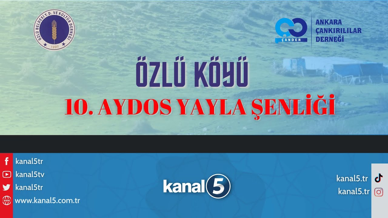 #CANLI | Özlü Köyü 10. Aydos Yayla Şenliği