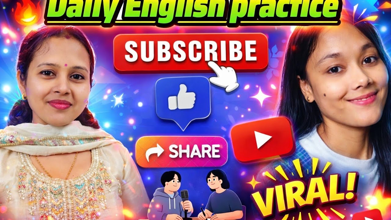 Fluent English conversation||Daily English practice 🌟✨🗣️