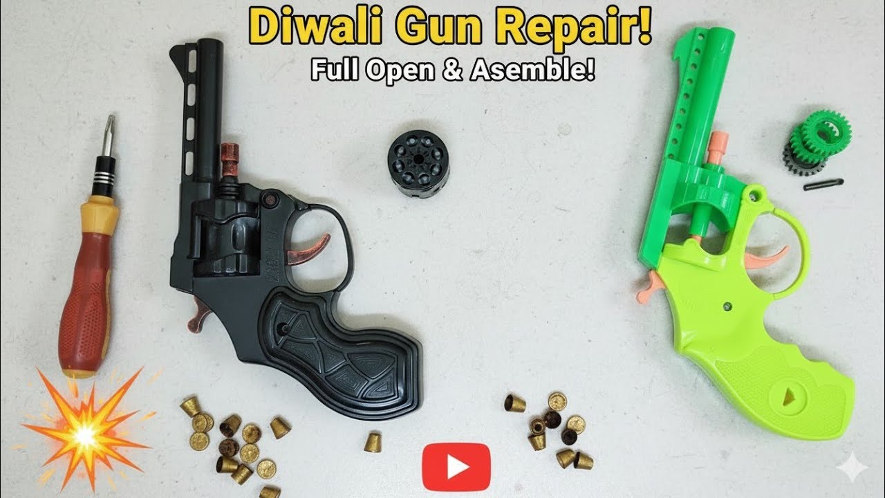 Diwali Cracker gun repair | ring gun repair