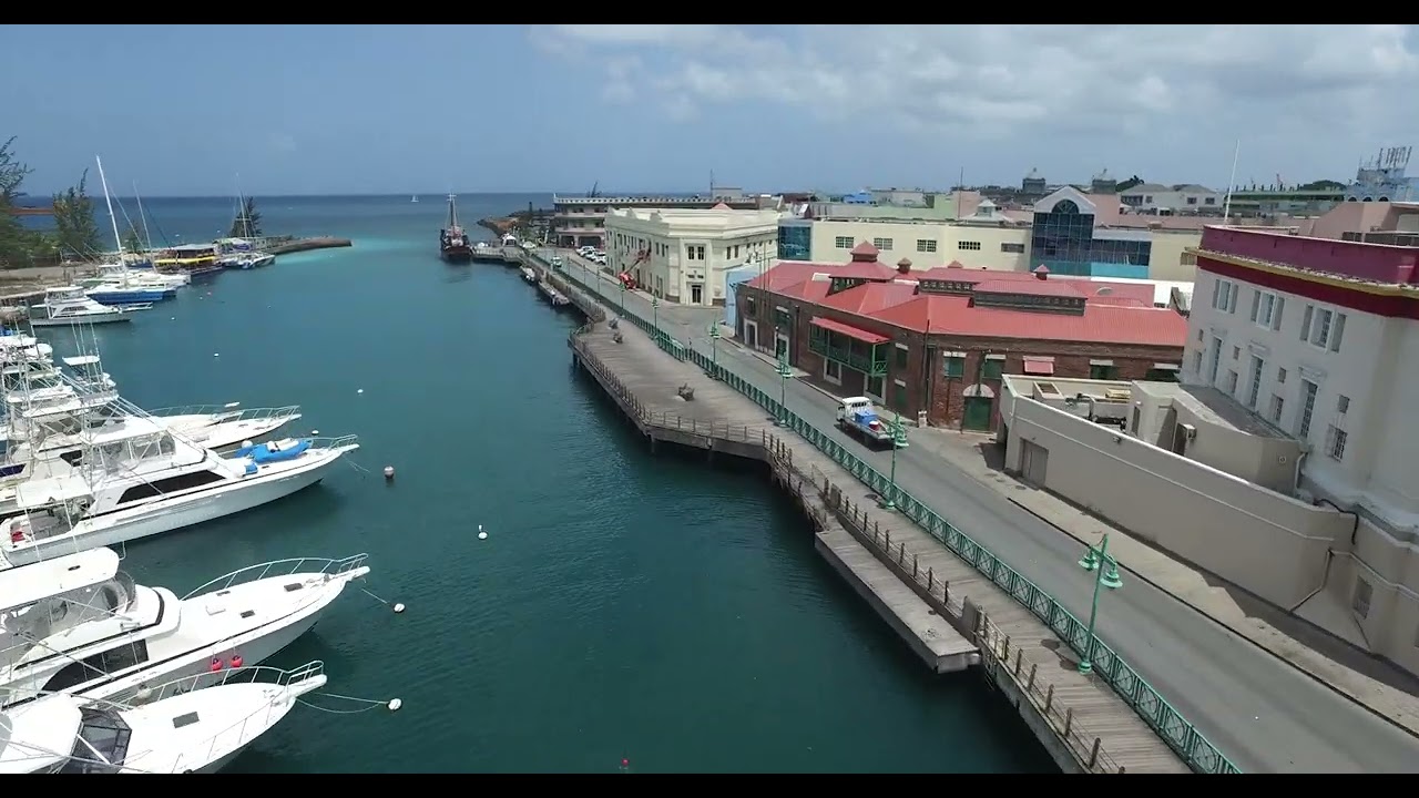 DJI Drone Shots Over Bridgetown | Royalty free drone shots | Drone footage barbados