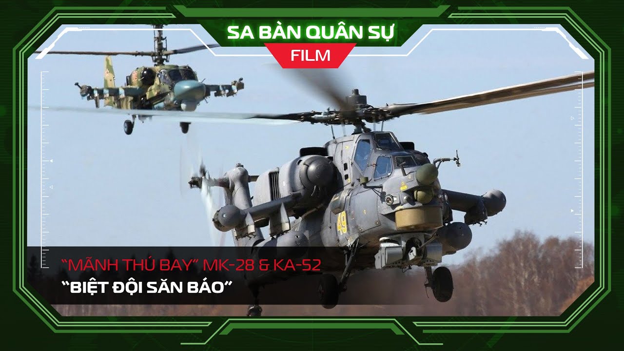 ⭐️VŨ KHÍ NGA | Mãnh thú bay Ka-52 & Mi-28: 