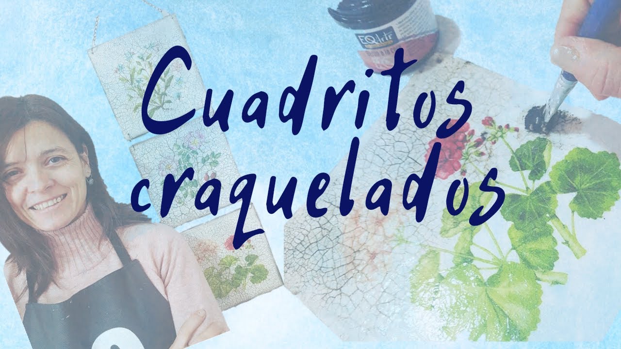 Cuadritos craquelados | Craquelador de dos conponentes.