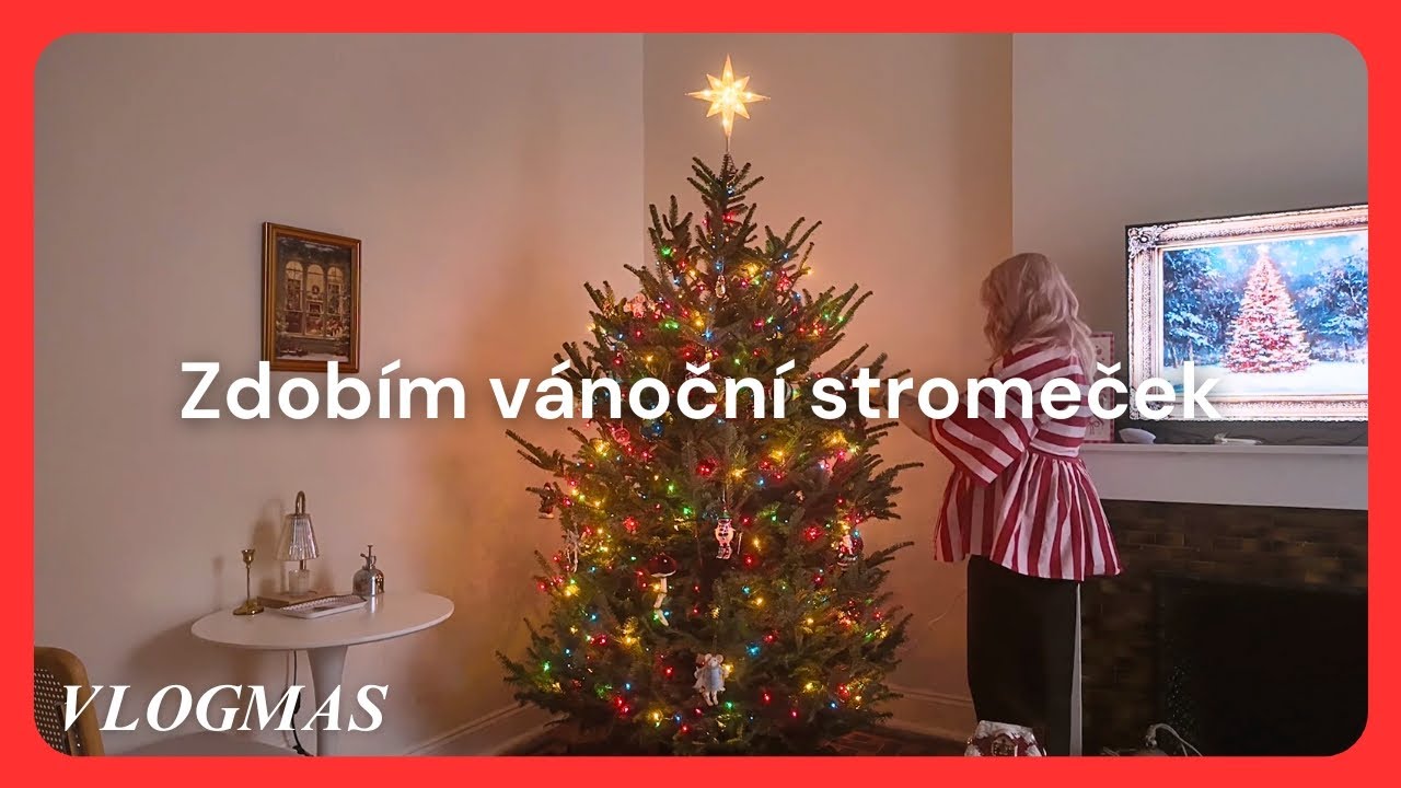VLOGMAS 2025 - Zdobím vánoční stromeček | NYC diaries