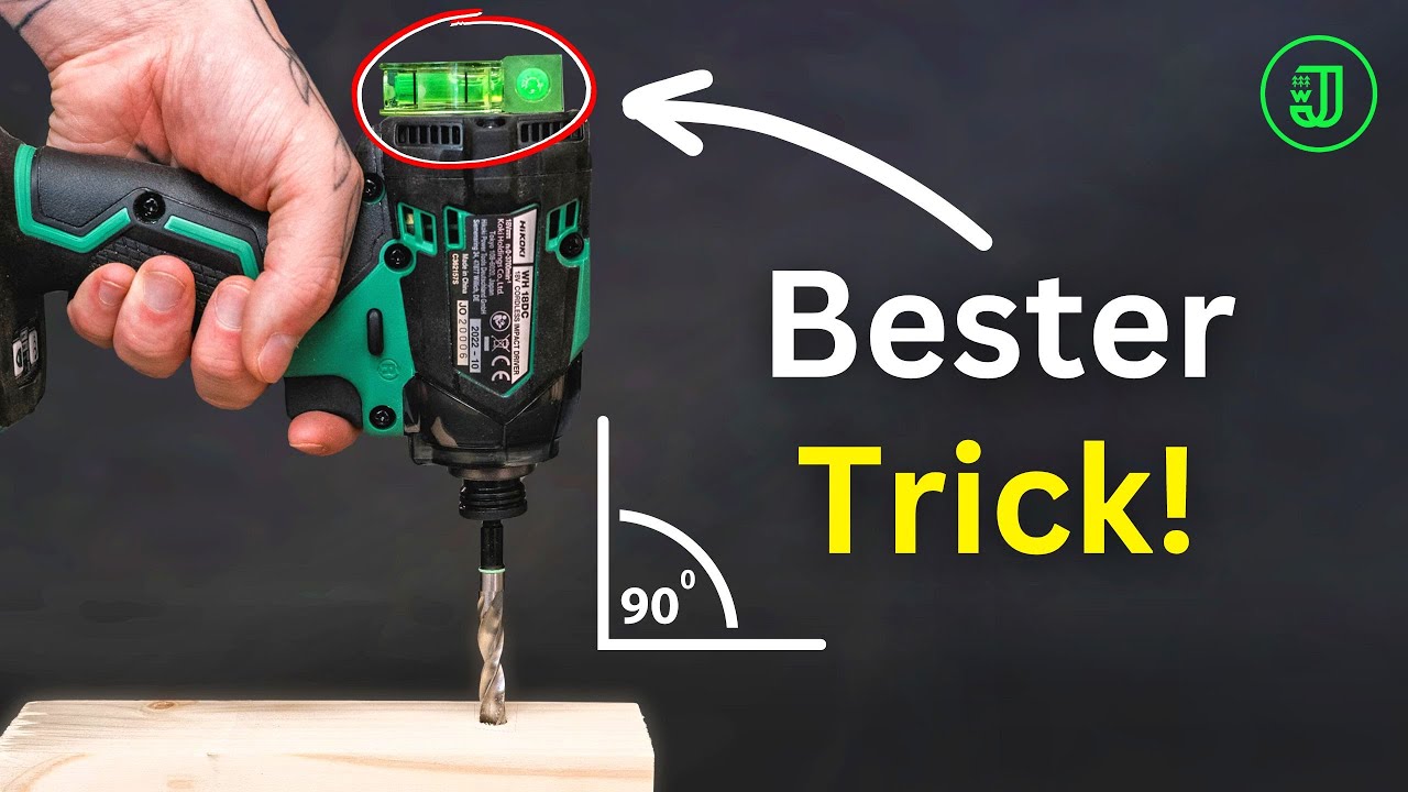 PERFEKT GERADE BOHREN: Dieser TRICK wird dein LEBEN VER&Auml;NDERN! | Jonas Winkler