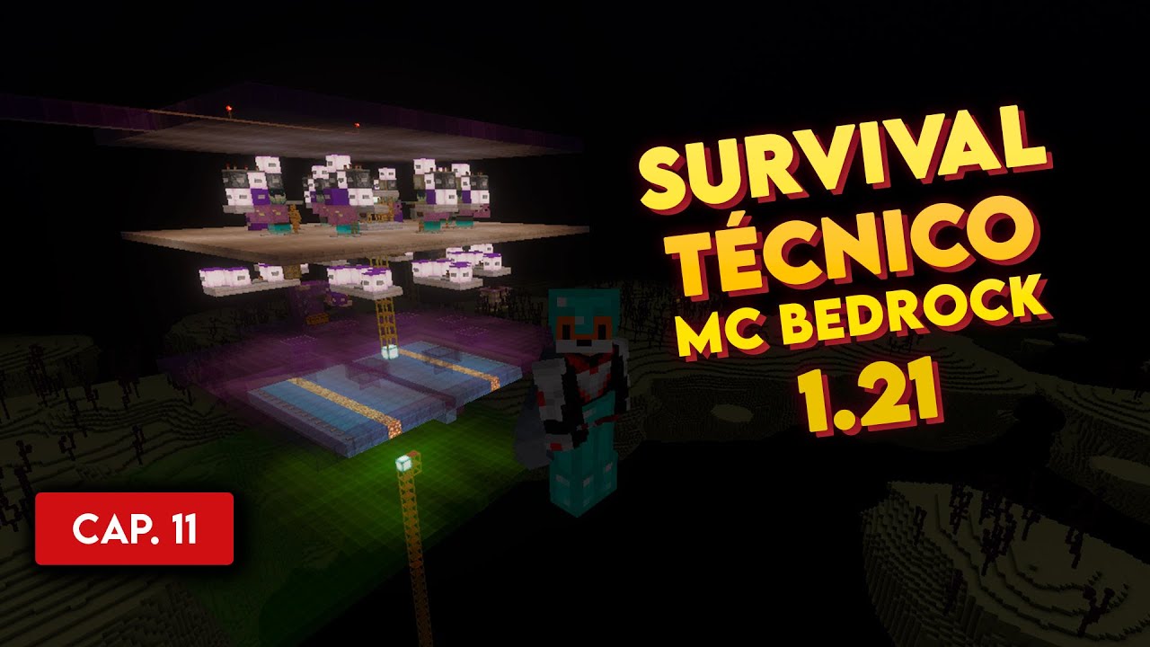 ✅😱CREO la MEJOR granja de SHULKERS para MINECRAFT  | ✅ Survival Técnico 1.21- Ep.11 