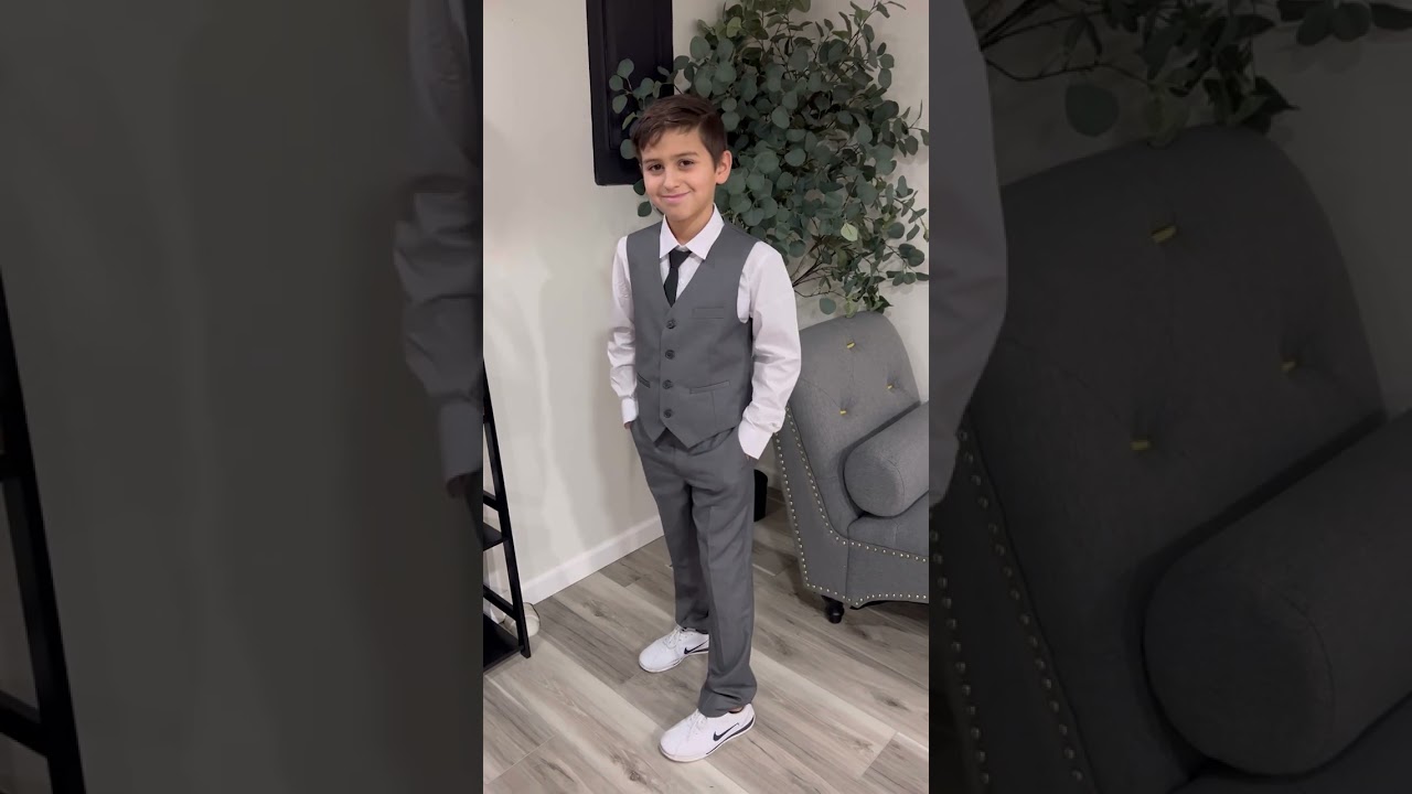 Boys' Suits Slim Fit 5 Piece: The Ultimate Review Video