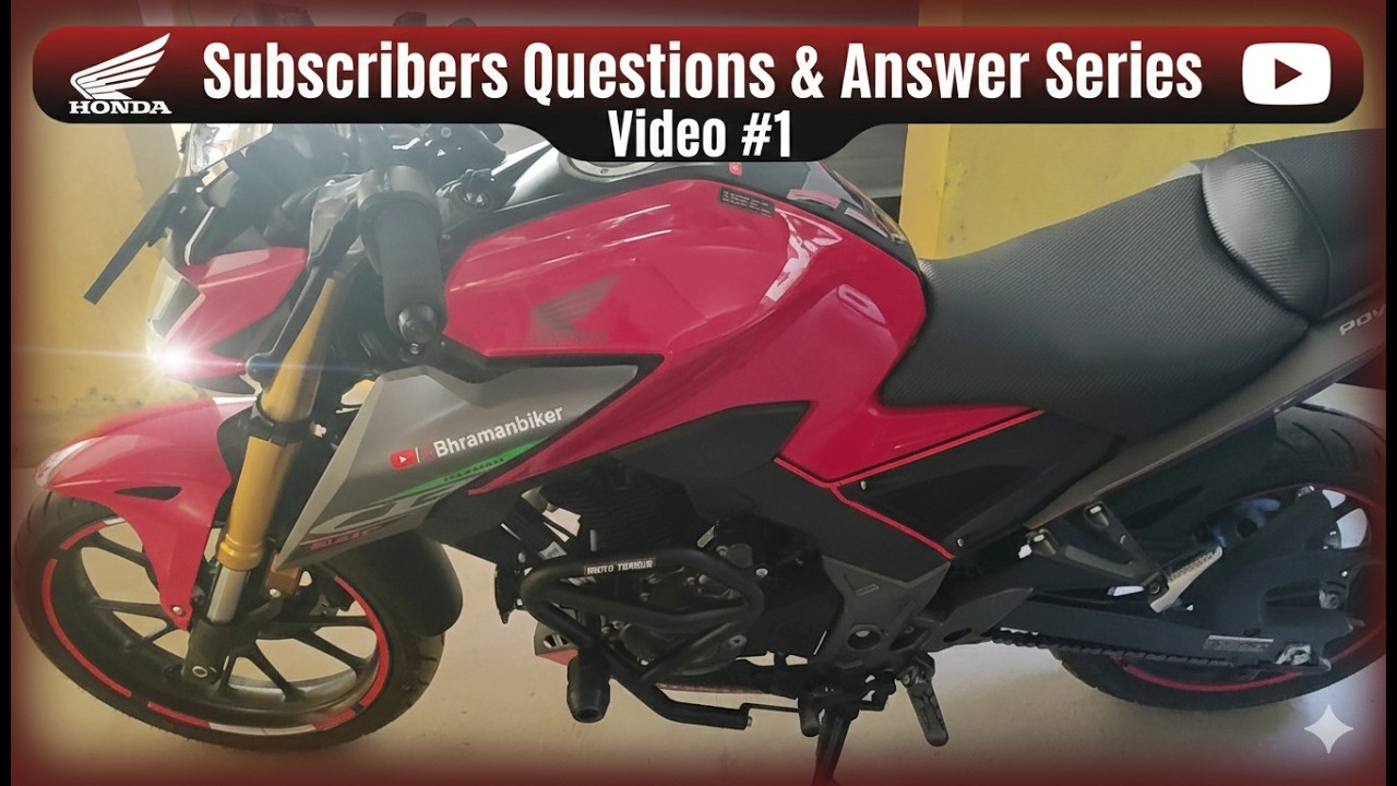 Taking subscribers questions - video #1 | Honda CB 300F discontinued ? mileage E20 ?