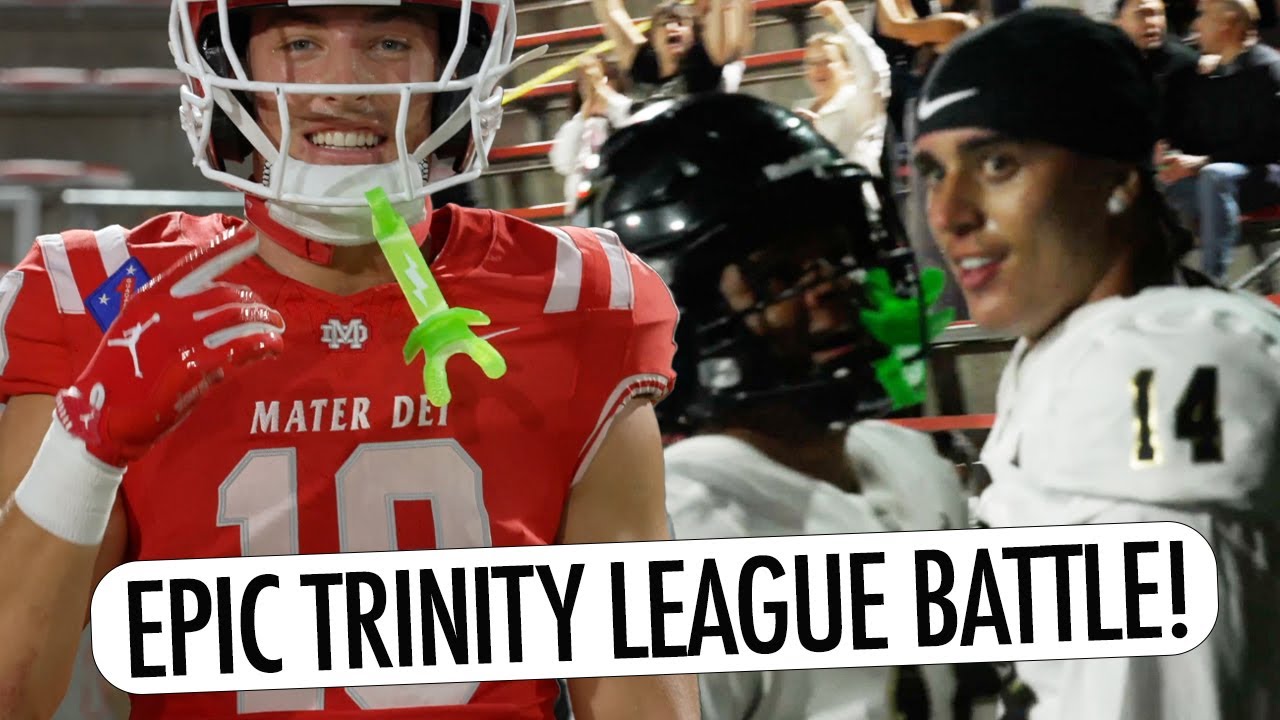 #12 MATER DEI SURVIVES! Servite CLAWS BACK in Wild Trinity League Finish (MD 29-19 SV) 🔥