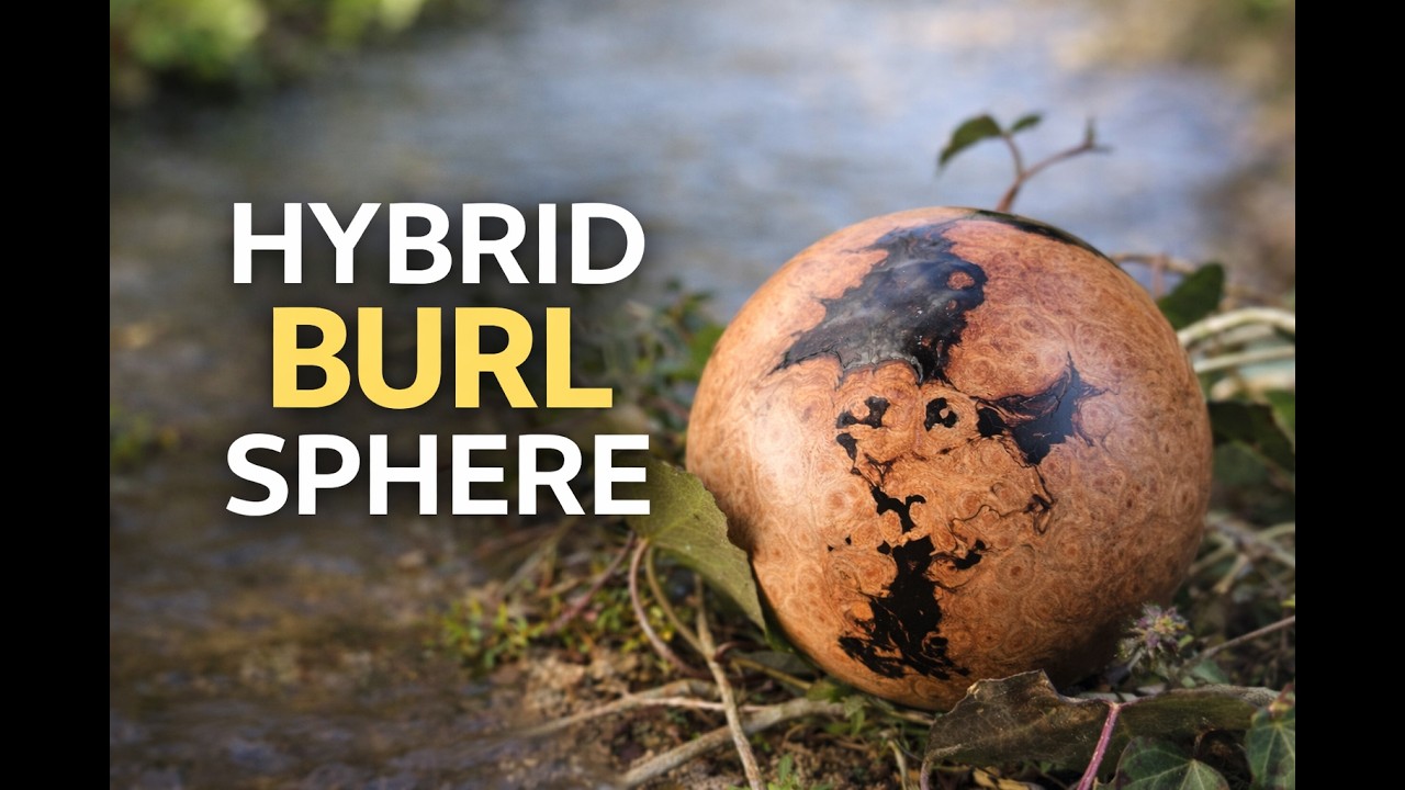 Turning a Burl & Resin Sphere