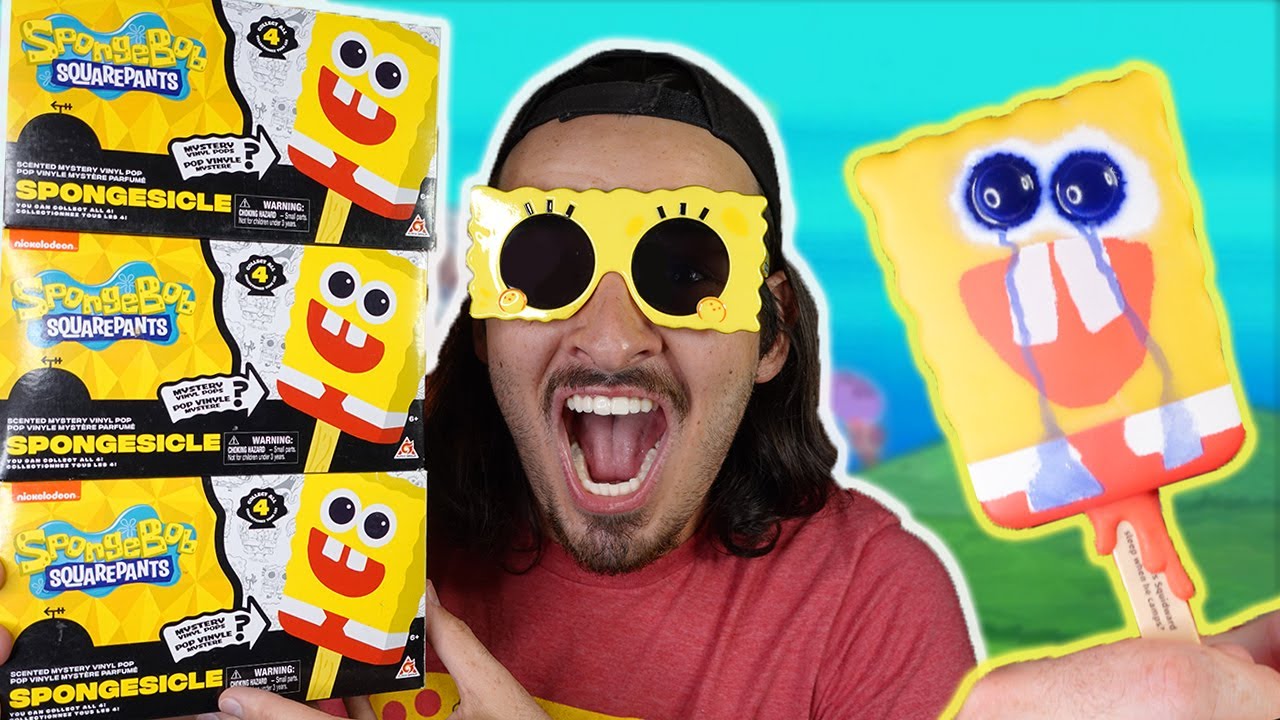 Открываем Виниловые фигурки Mystery Spongesicle! (Открываем 5!)