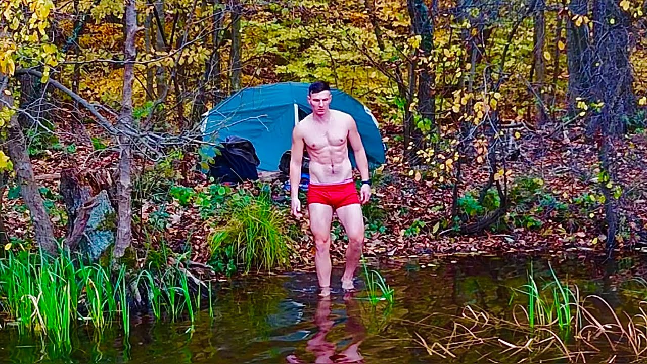 The Magic of Autumn Camping in the Forest near the Lake