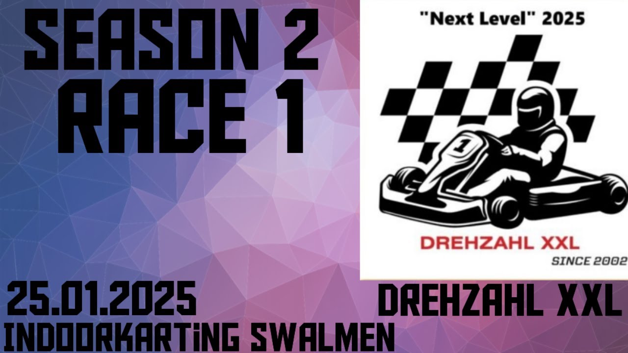 Indoorkarting Swalmen / Season 2 Race 1 / 1h Race #drehzahlxxl #karting #4k #racing #gokart