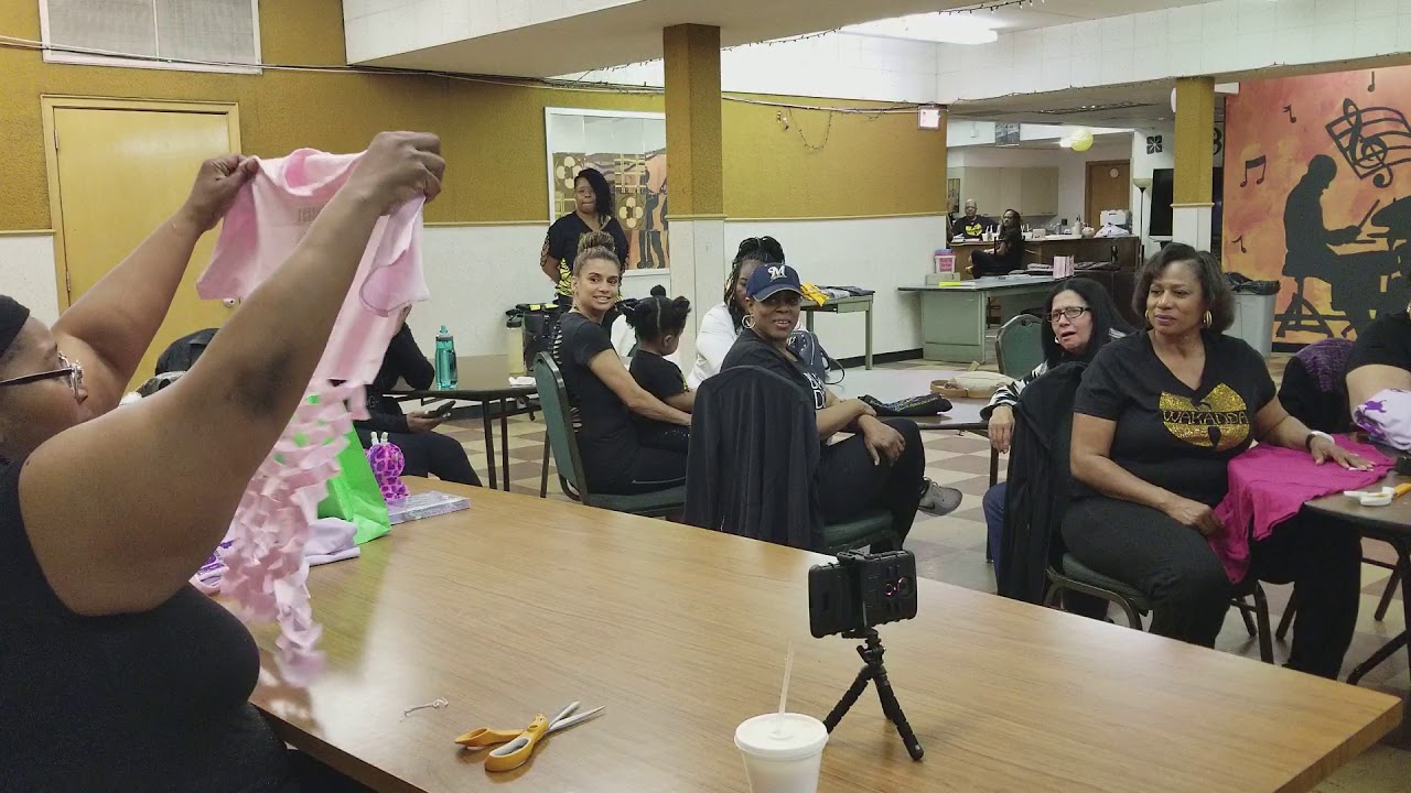 T SHIRT CUTTING Workshop by NZINGA KHALID  4/28/18