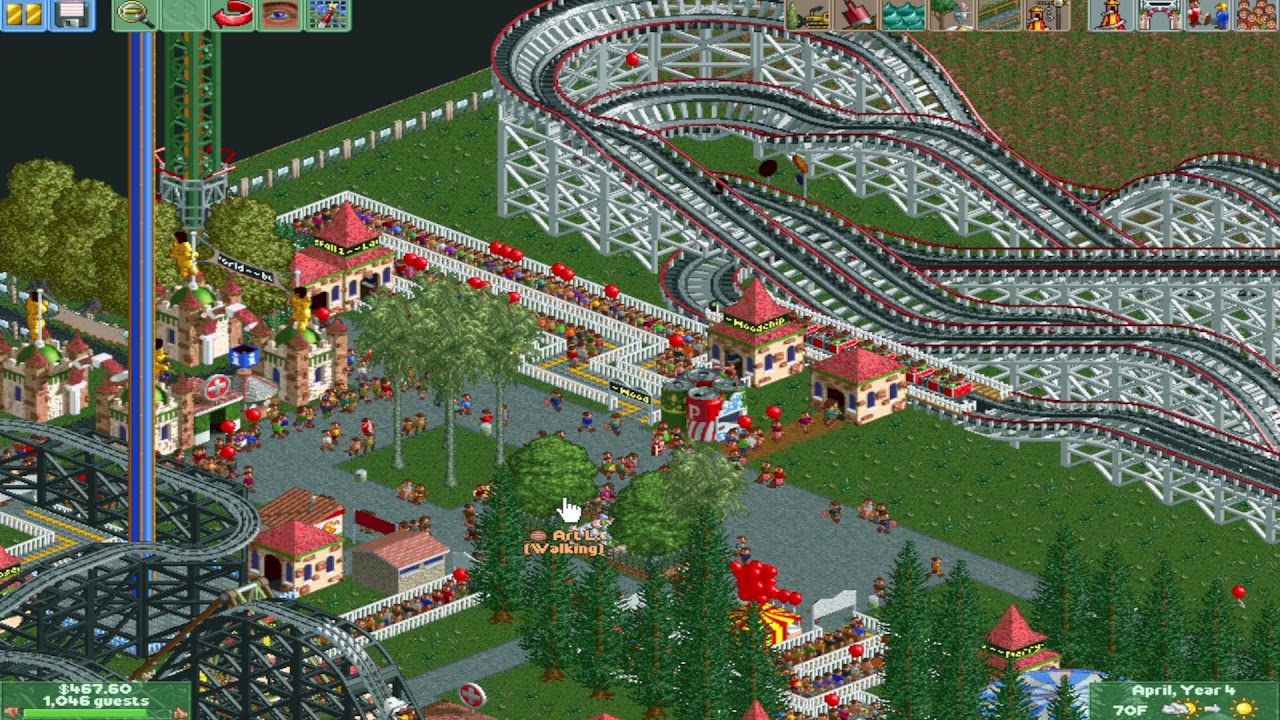 roller coaster tycoon 2