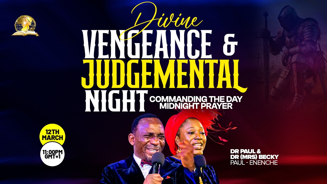COMMANDING THE DAY MIDNIGHT PRAYER || DIVINE VENGEANCE & JUDGEMENTAL NIGHT || 12-03-2026