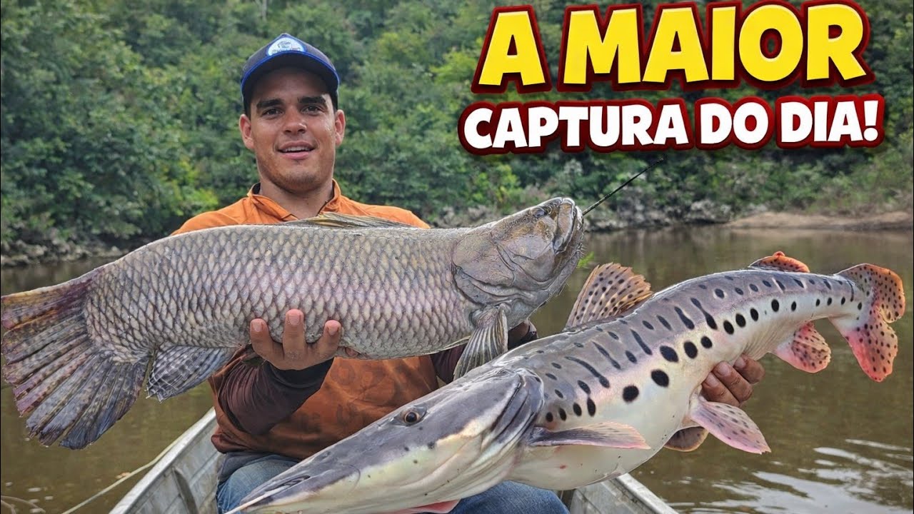NUNCA duvida de um Rio de Água SUJA. Acampamento e pescaria.