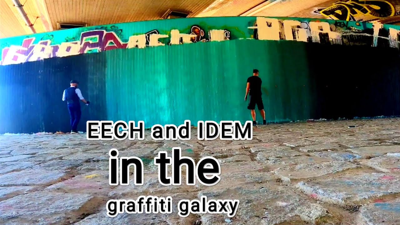 The Graffiti Galaxy Wall with MR.EECH /Wall of Fame Dresden