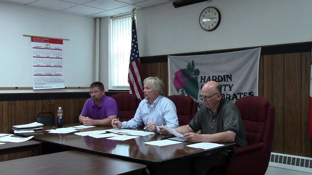 Hardin County Board of Supervisors Meeting: 6-5-2013