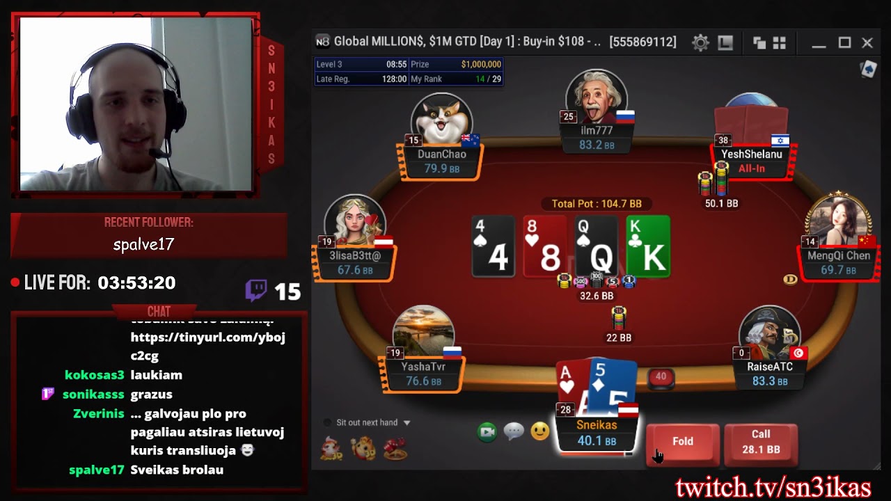 Lietuvos Pokeristu twitch momentai #2