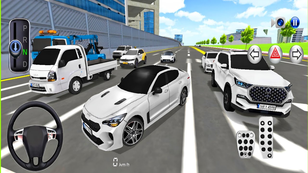 New Sedan Car Kia Stinger in Parking Building - 3D Driving Class 2025 - best Android gameplay