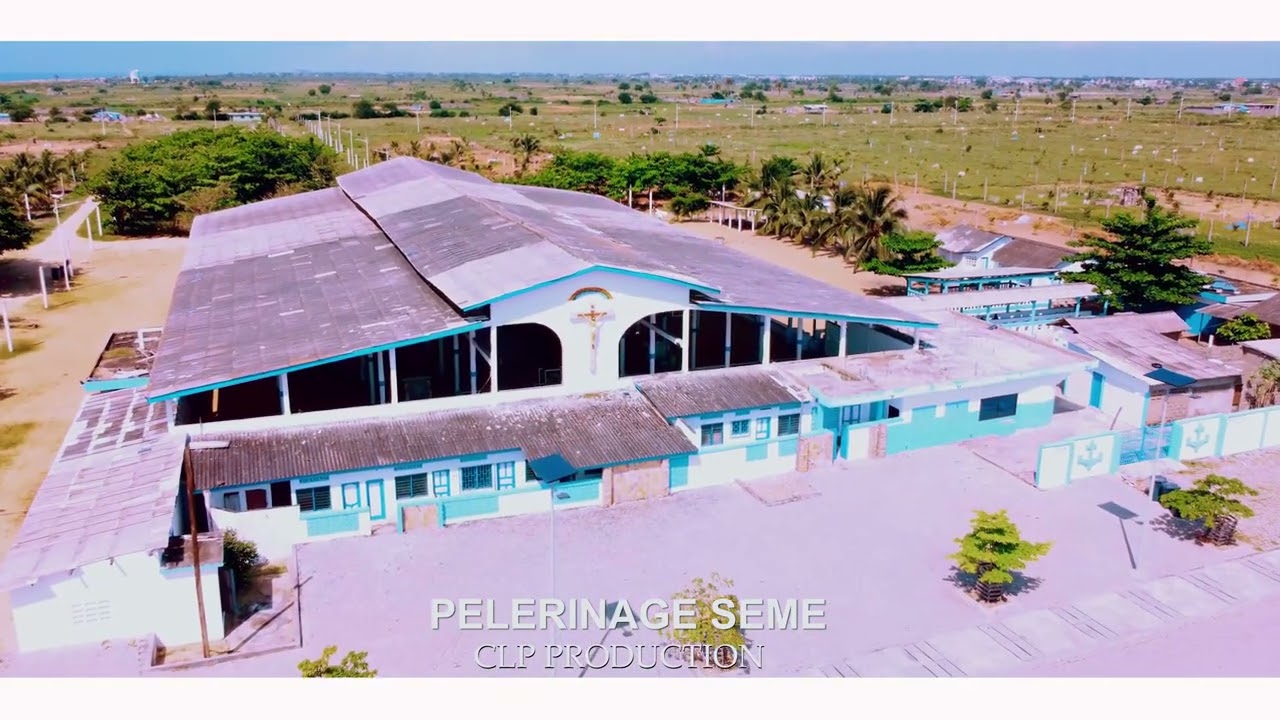 pèlerinage semé plage plan de drone