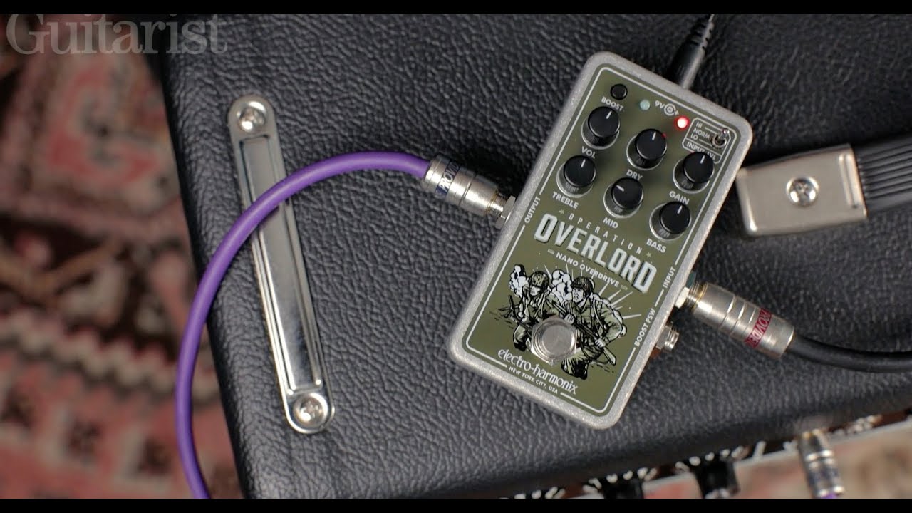 Electro-Harmonix Nano Operation Overlord Overdrive Demo