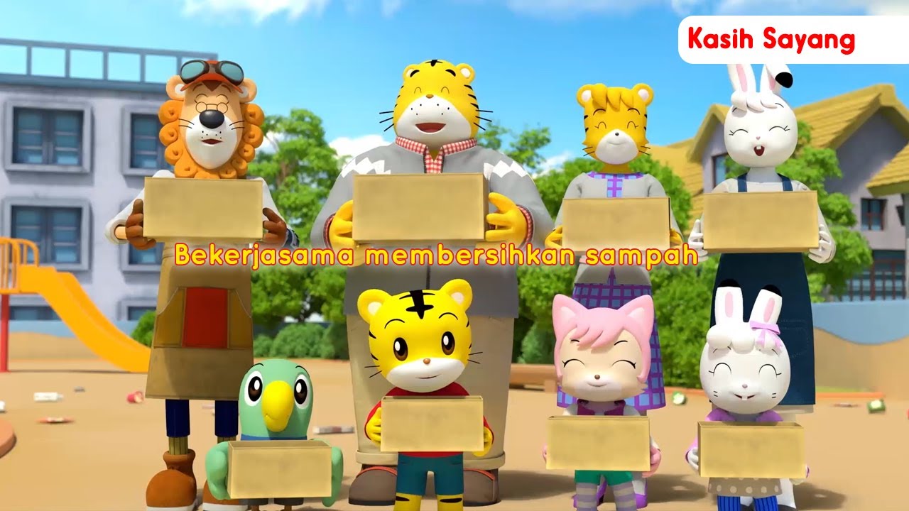 MEMELIHARA LINGKUNGAN I Kartun Anak I Shimajiro Bahasa Indonesia