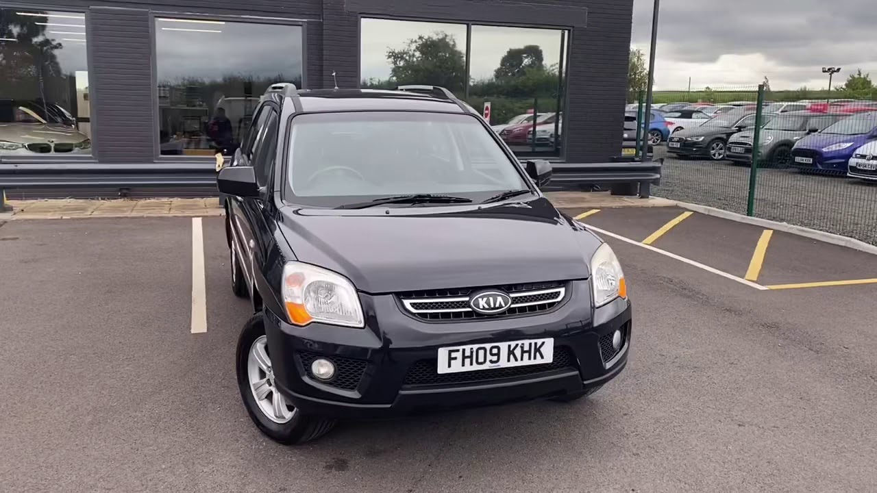 2009 Kia Sportage 2.0 XE 140bhp black