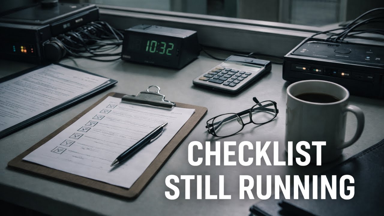Checklist Still Running